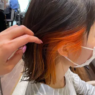 カラー spinhair fluffyのヘアスタイル