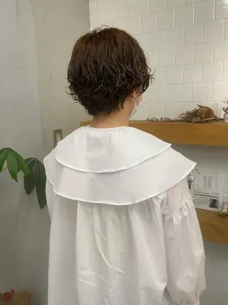 ショート パーマ 、 、のヘアスタイル