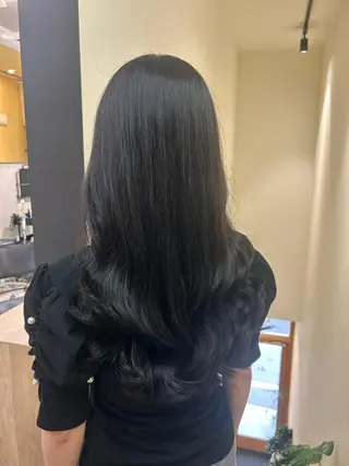 ロング カラー hub hair レイヤー/透明感のヘアスタイル