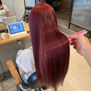 ロング カラー 💘韓国レイヤー上 品カラーruru💘のヘアスタイル