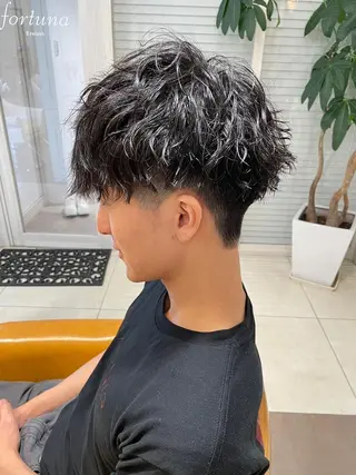 メンズ パーマ obje't cielのヘアスタイル