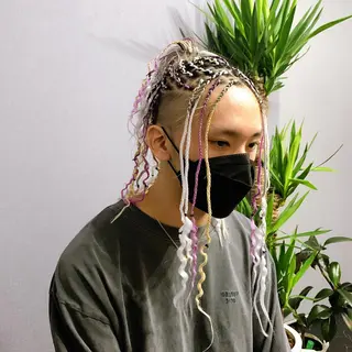 ミディアム ヘアアレンジ メンズ SPINEL Sawaのヘアスタイル