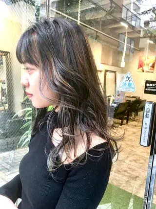 ロング カラー ハイトーン/レイヤー /ウルフ⭐️永田⭐️のヘアスタイル