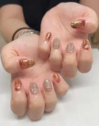 ネイル AISAフィル× ハードモチ最強のネイルデザイン