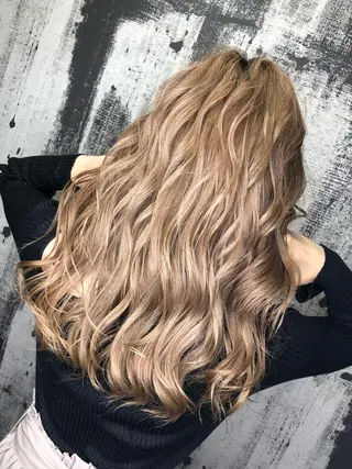 ロング カラー ＡＩMEN 早稲田店のヘアスタイル