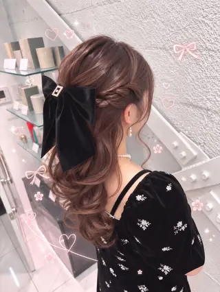 ロング カラー 透明感カラー🤎 静岡/💖ヘアセットのヘアスタイル