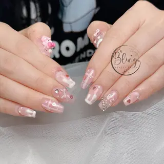 ロング カラー hiro koのネイルデザイン