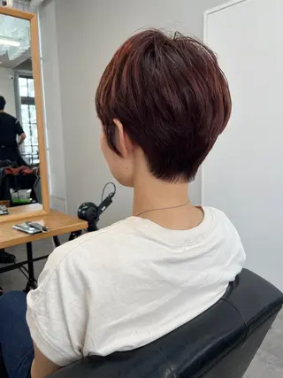ショート カラー ショートカット/ 岡山駅前/KAZUのヘアスタイル