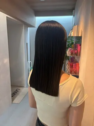 ロング 松井 千夏のヘアスタイル