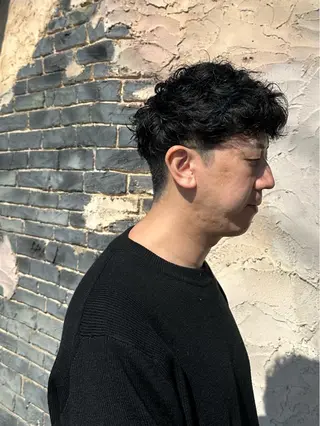 ショート カラー パーマ メンズ 🦖ノザワ リンカ🦖のヘアスタイル