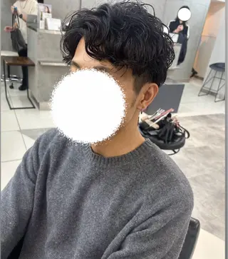 ショート パーマ ナチュラル×色気パ ーマ 渋谷/マナミのヘアスタイル