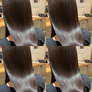 ロング カラー ✨韓国風レイヤー✖️ 美髪矯正✨ユウヤのヘアスタイル