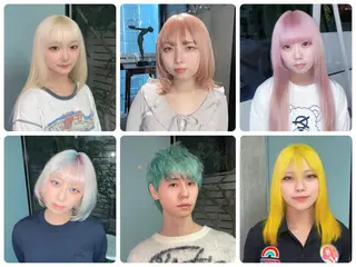 カラー ハイトーン/レイヤー しゅーたのヘアスタイル