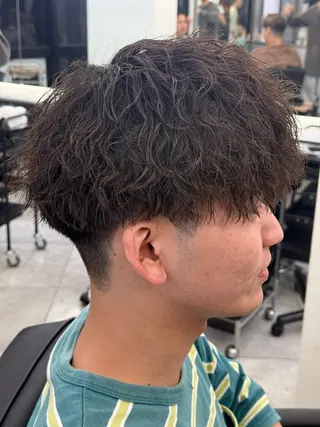 ミディアム パーマ メンズ 🇺🇸メンズ特化/ 四辻 凱斗🇺🇸のヘアスタイル