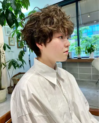 ショート イシマル ナオヤのヘアスタイル
