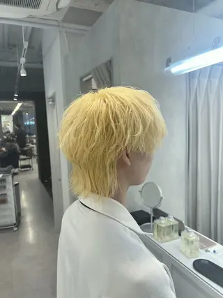 カラー メンズ 齋藤 優弥のヘアスタイル