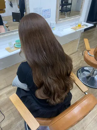 ロング mio♡ベージュ特化 🎀透明感カラーのヘアスタイル