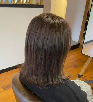 ミディアム カラー マンツーマンサロン 🤍Tanakaのヘアスタイル