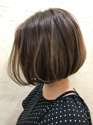 ショート カラー 美髪・透明感カラー 西川仁弥のヘアスタイル