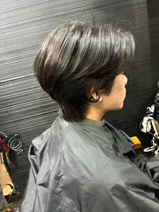 ショート パーマ 山本 雅由のヘアスタイル