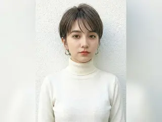ショート 藤川 千歳のヘアスタイル