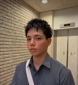 ショート メンズ UMM daichi メンズパーマのヘアスタイル
