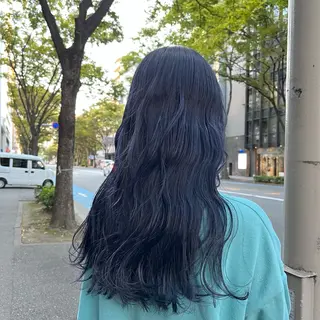 ロング うらら/ブリーチ/ 博多/透明感カラーのヘアスタイル