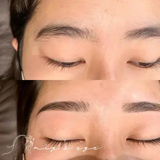 アイブロウ miy's eye+ YUKI 浜松小豆餅のマツエク・マツパデザイン