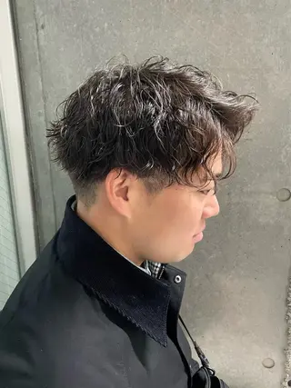 パーマ メンズ メンズモテパーマ💙 fuwaのヘアスタイル