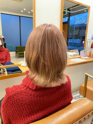 ミディアム カラー 田崎 暁大のヘアスタイル
