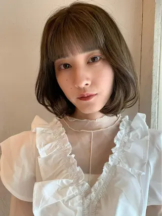 ショート カラー 透明感カラー✂︎ /縮毛矯正/YUKAのヘアスタイル