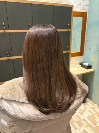 セミロング ノンダメージカラー/ ボブ/RINのヘアスタイル