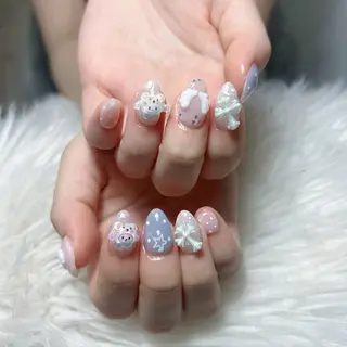 ネイル 🎀nana🫧 ワンホンネイル🎀のネイルデザイン