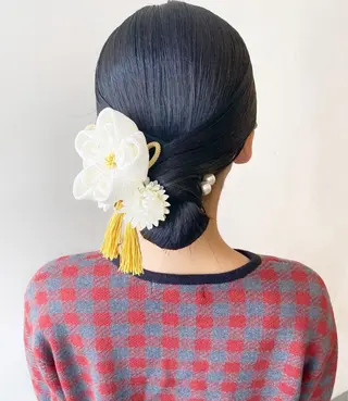 ヘアアレンジ 🌟アレンジが似合う カラー🌟Rumiのヘアスタイル