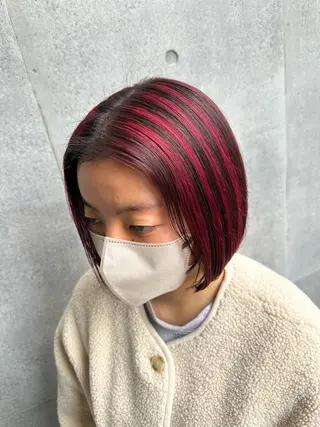 ミディアム カラー デザインカラー🎨 下北沢 / 磯部のヘアスタイル