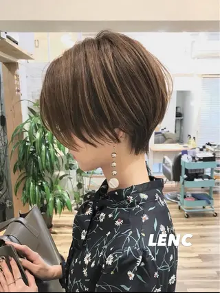 ショート 三浦 れいやのヘアスタイル