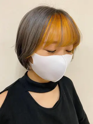 カラー Ashanti 有川のヘアスタイル