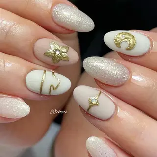 ミディアム ネイル richeri beautyのネイルデザイン