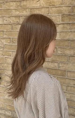 セミロング カラー 明日❗️🈳✨艶💎 似合わせ💖RIHOのヘアスタイル