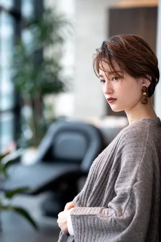 ショート カラー 🉐レイヤー/塩見 弘樹🉐渋谷のヘアスタイル