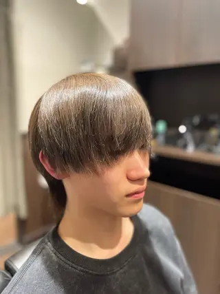 ミディアム パーマ 飯野 公紀のヘアスタイル