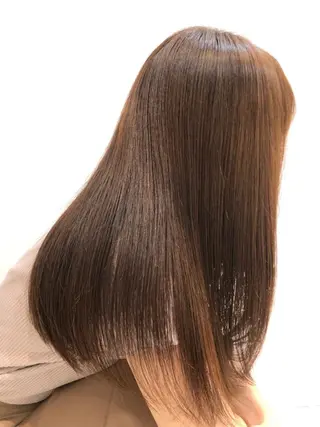 ロング 縮毛矯正、髪質改善/ 松田 龍之介のヘアスタイル