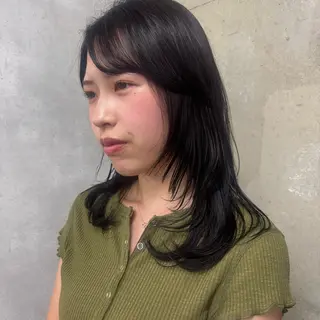 セミロング 🧡MOMONE🧡 【Loem】のヘアスタイル