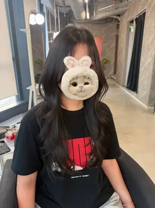 ロング caho/大阪梅田 韓国ヘア♡のヘアスタイル