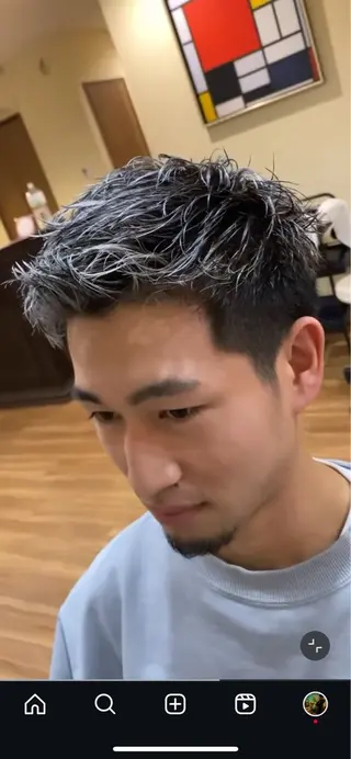 ショート 上戸鎖 宏樹のヘアスタイル