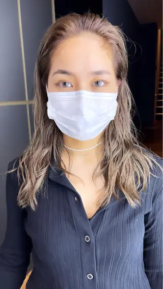 セミロング カラー 狩野 孝太郎のヘアスタイル