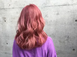 セミロング カラー 韓国ヘア🤍髪質改善 🇰🇷AKANEのヘアスタイル