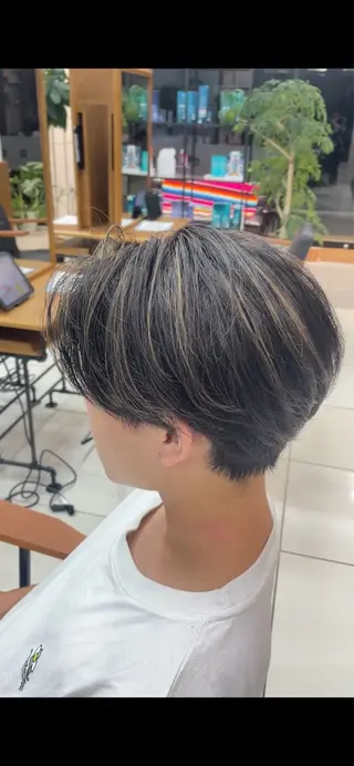 カラー メンズ HAREru. モデル募集【戸塚】のヘアスタイル