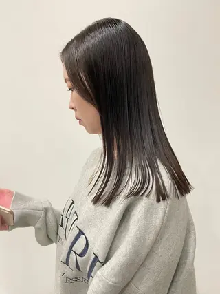 セミロング 藤村 翔充のヘアスタイル