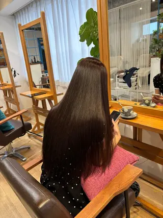 ロング カラー RINNO🌷透明感 カラー/髪質改善のヘアスタイル